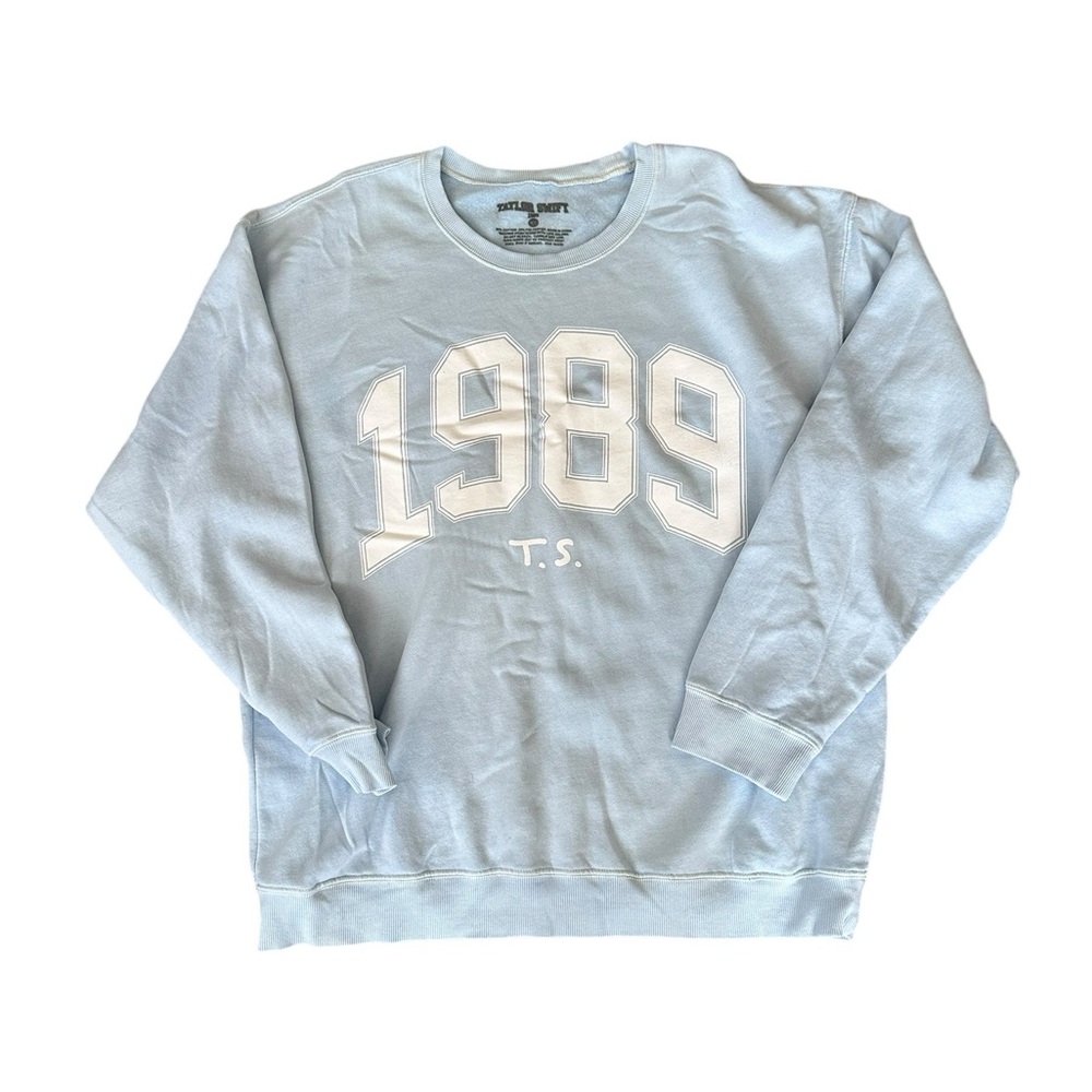 Taylor Swift 1989 Taylor’s Version Light Blue Crewneck Sweatshirt XL
